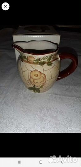 Молочник. Чайная роза. Новый