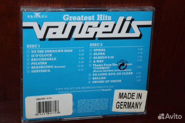 Vangelis - 2cd Greatest Hits