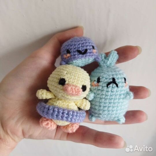 Вязанные игрушки в ассортименте