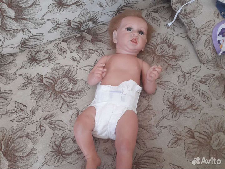 Кукла реборн полностью силиконовая девочка