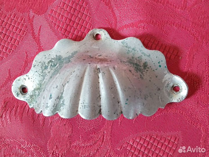 Мебельные ручки ракушки, 5 шт. 1962 год