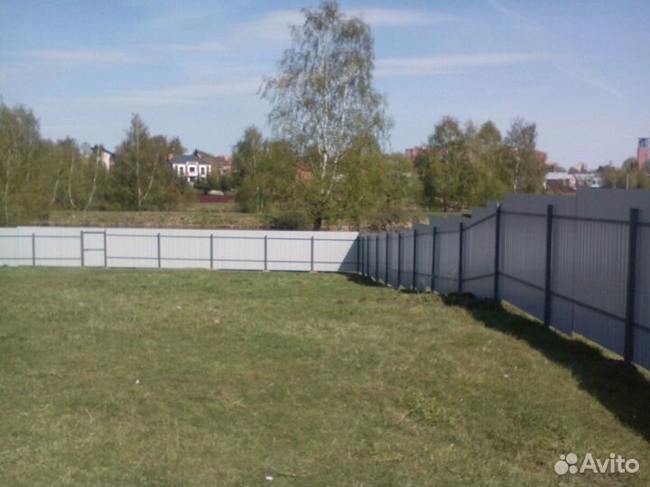 Заборы из профнастила