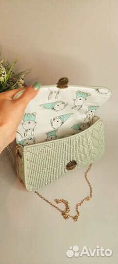 Сумка женская светлая зелень