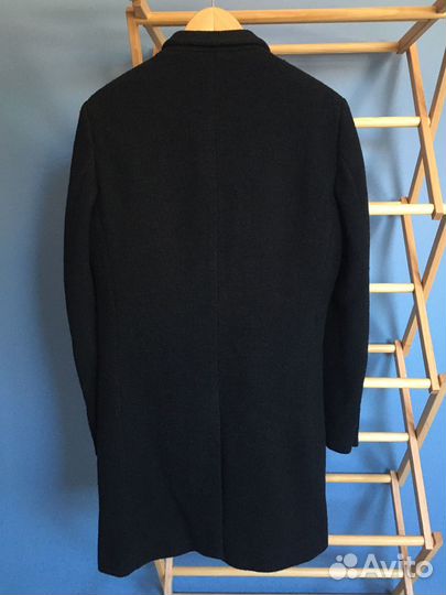 Пальто мужское черное Zara