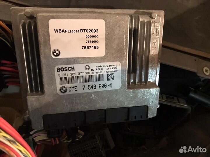 Блок управления двигателем bmw e60 e63 e65