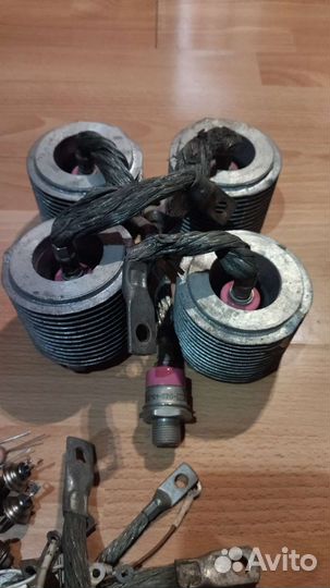 Радиодетали ссср.Силовые диоды, тиристоры