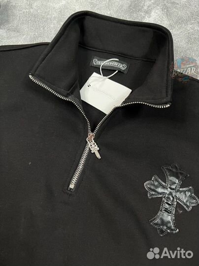 Свитшот полузамок Chrome Hearts