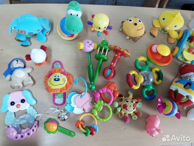 Игрушки погремушки пакетом