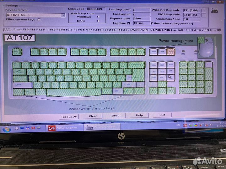 Клавиатура для ноутбука hp g6-2137sr
