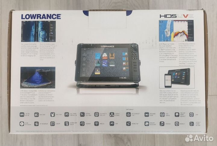 Картплоттер-эхолот Lowrance HDS-12 live