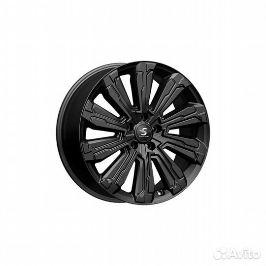 Литые диски 8x20 5x120 66.1 ET41.5 скад кр1061 Fury black