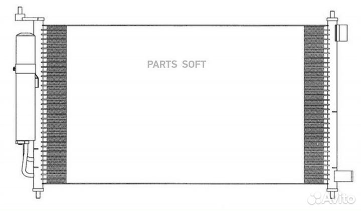 Радиатор nissan note 1.0-1.6 02- / tiida 1.6-1.8 07- 53419810,53419810,sakura