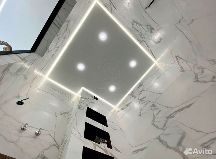 Натяжные потолки. Замер в день обращения