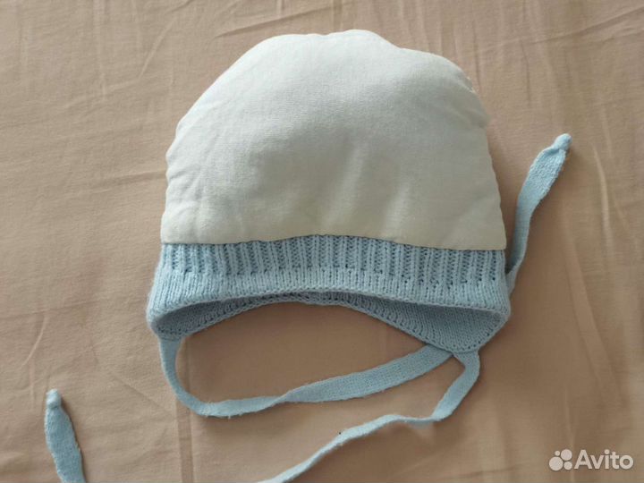 Детская зимняя шапка для новорожденного