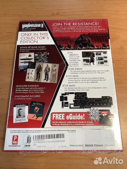 Артбук Wolfenstein II (ENG) Гид к игре. В пленке