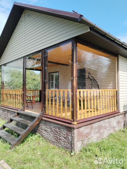 Мягкие пвх окна на беседку