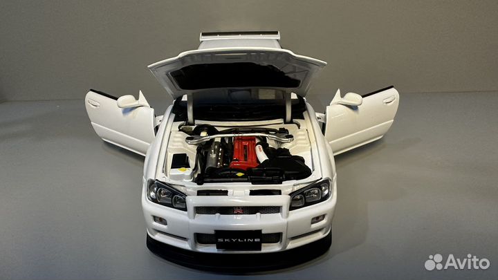 Nissan skyline gtr r34 1:18