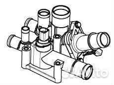 Термостат для а/м Skoda Octavia A5 LT 1871