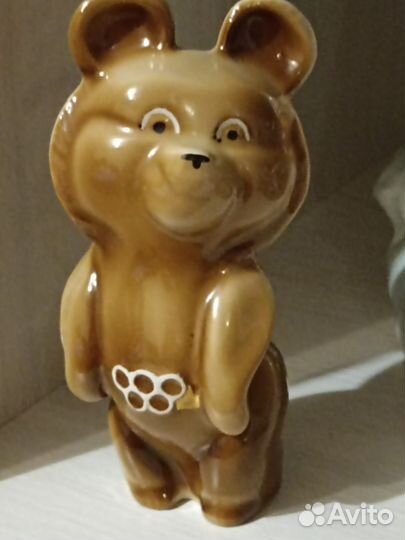 Олимпийский мишка фарфор