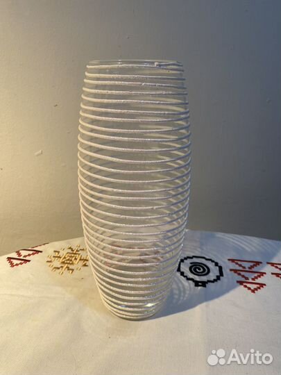 Ваза стеклянная, красивая