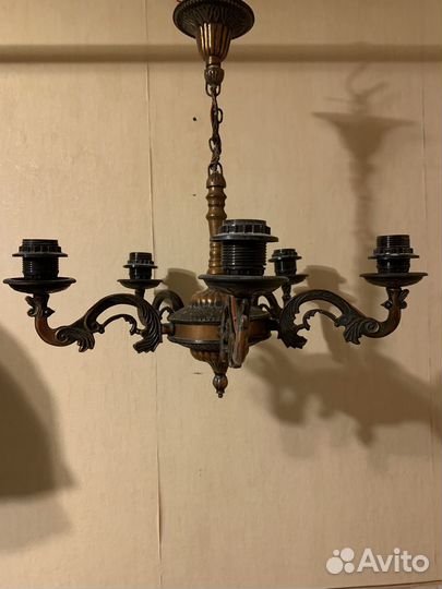 Люстра “Якорь“ на 5 ламп, под бронзу