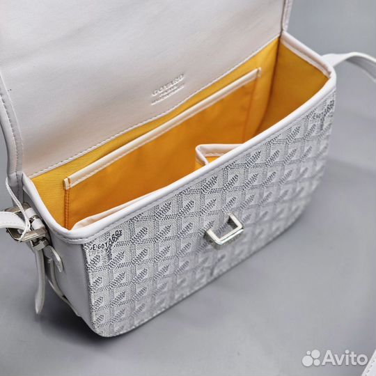 Сумка goyard мужская белая