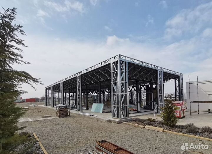 Лстк каркас магазина 500 м2 (супермаркет, автосало