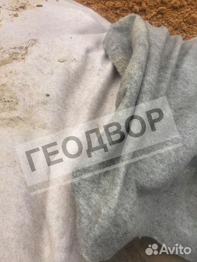 Геотекстиль Дорнит для дренажа + скобы