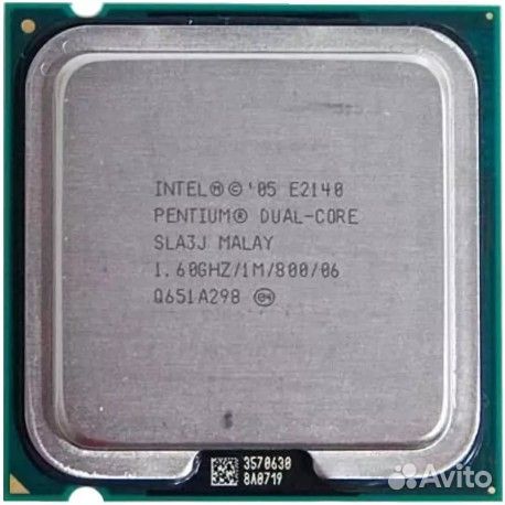 Процессор Intel Pentium E2140 (1M Cache, 1.60 GHz