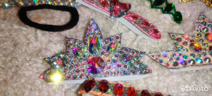 Корона на пучок, украшение новое на голову