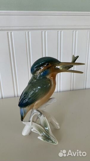Статуэтка зимородок с рыбкой Карл Энс