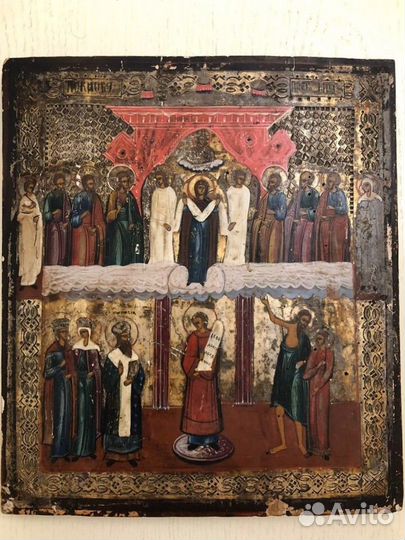 Старинная икона. 19 век