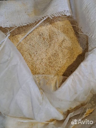 Опилки мелкие в мешках