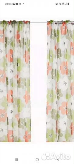 Шторы тюль Икеа myrlia новые