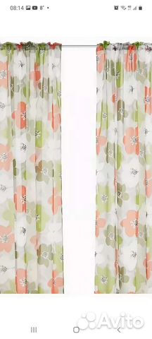 Шторы тюль Икеа myrlia новые
