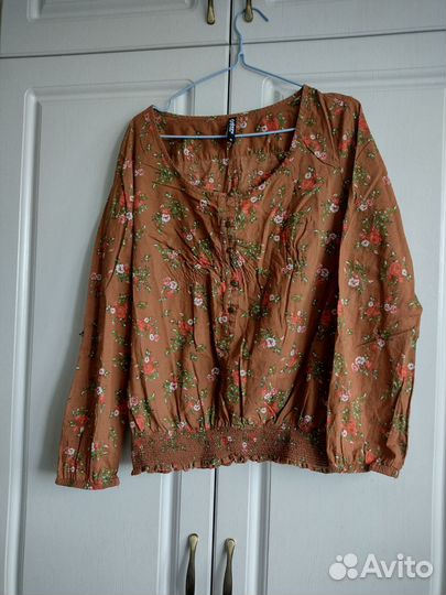Блузка женская хлопок 44 46 colors wold