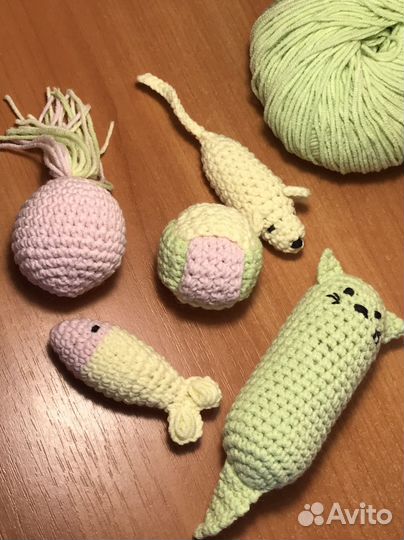 Игрушки для котят, кошек, котов. Ручная работа