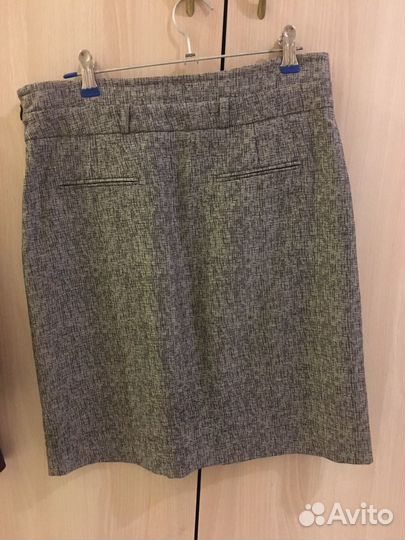 Юбка марки Pringle из шерсти и шелка