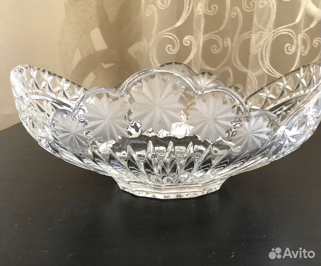 Хрустальная ваза, конфетница