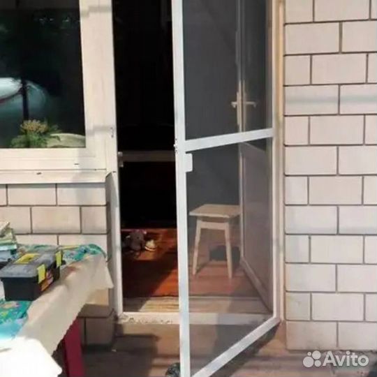 Москитные сетки с установкой (плиссе, антикошка)