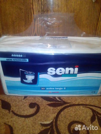 Памперсы для взрослых seni xl 4