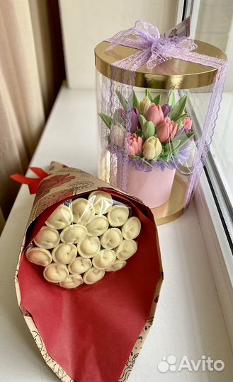 Цветы из бельгийского шоколада