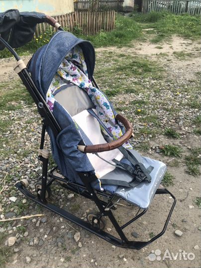 Коляска санки