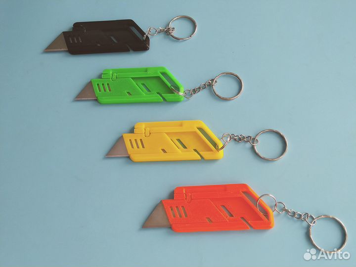 Нож Брелок на Ключи Складной Сменное Лезвие