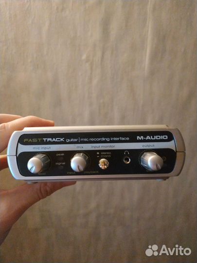 Внешняя звуковая карта M-audio Fast Track USB