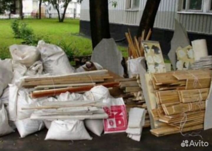Вывоз мусора на газели