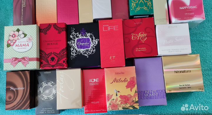 Парфюмерия Avon Oriflame Faberlic Yves Rocher