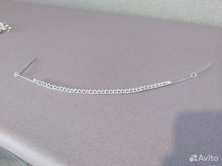 Свадебная диадема и гребень в отличном состоянии