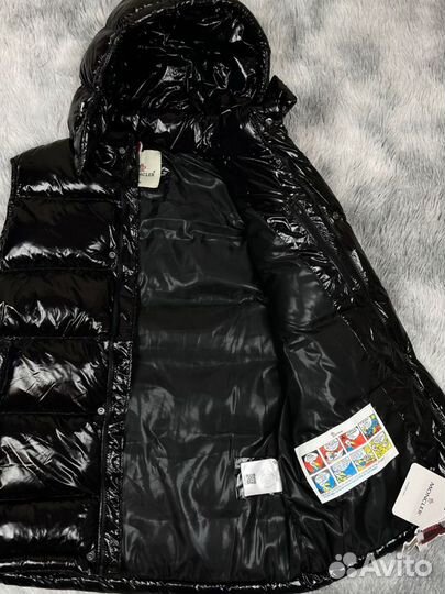 Жилетка Moncler глянец