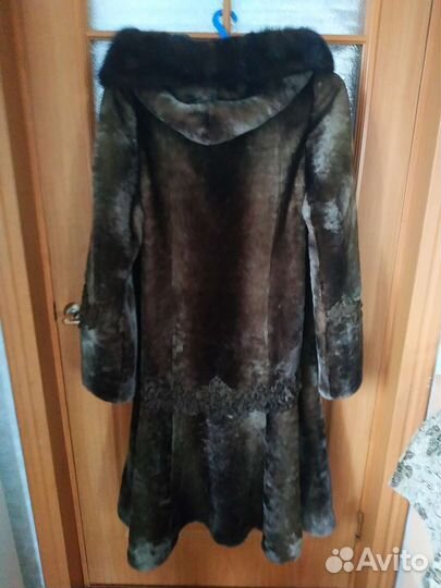 Шуба мутон облегченный новая